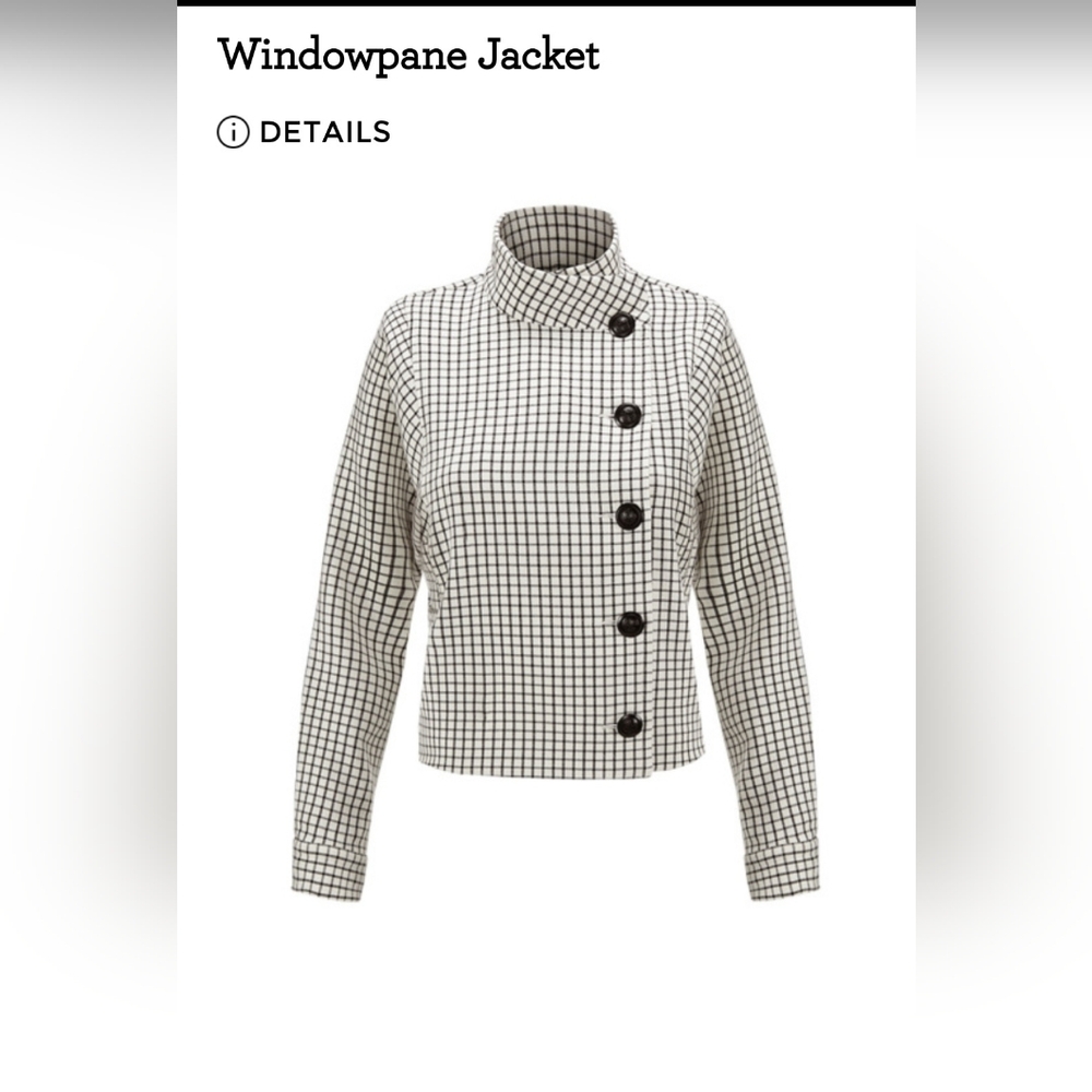 CAbi Windowpane Jacket